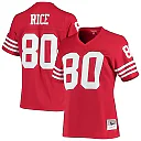 Zennovawear Jerry Rice San Francisco 49ers Women's 1990 Legacy Replica Jersey - Scarlet