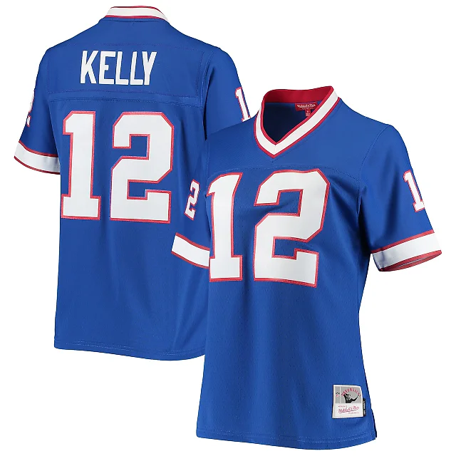 Zennovawear Jim Kelly Buffalo Bills Women's 1990 Legacy Replica Jersey - Royal