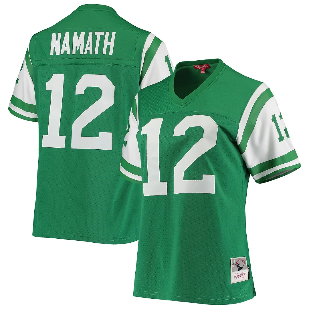 Zennovawear Joe Namath New York Jets Women's 1969 Legacy Replica Jersey - Green