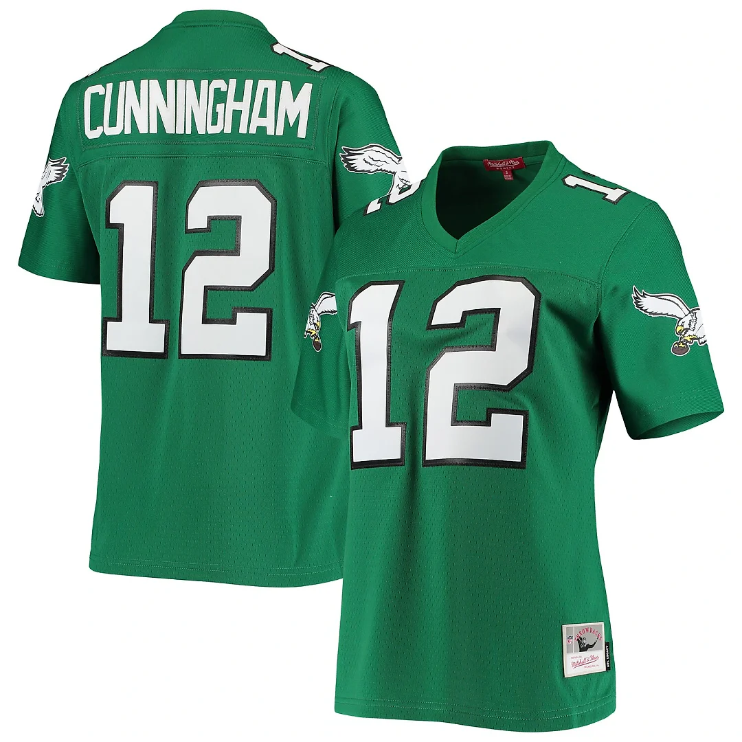 Zennovawear Randall Cunningham Philadelphia Eagles Women's 1990 Legacy Replica Jersey - Kelly Green