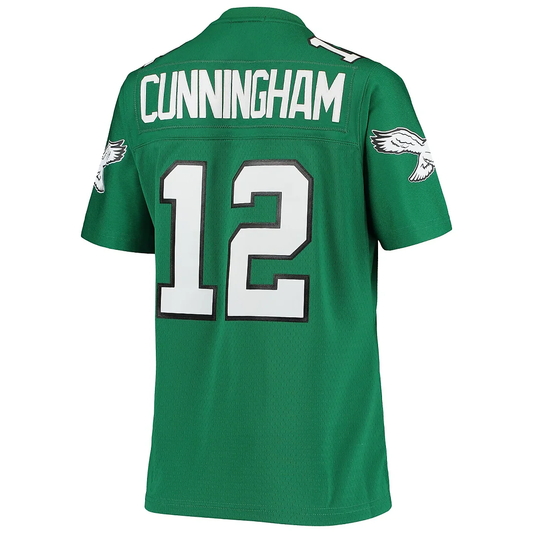 Zennovawear Randall Cunningham Philadelphia Eagles Women's 1990 Legacy Replica Jersey - Kelly Green