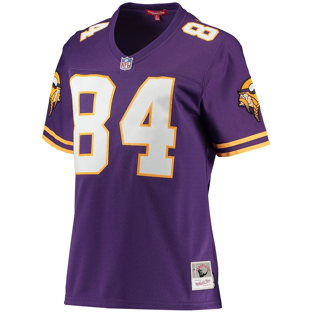 Zennovawear Randy Moss Minnesota Vikings Women's Legacy Replica Team Jersey - Purple