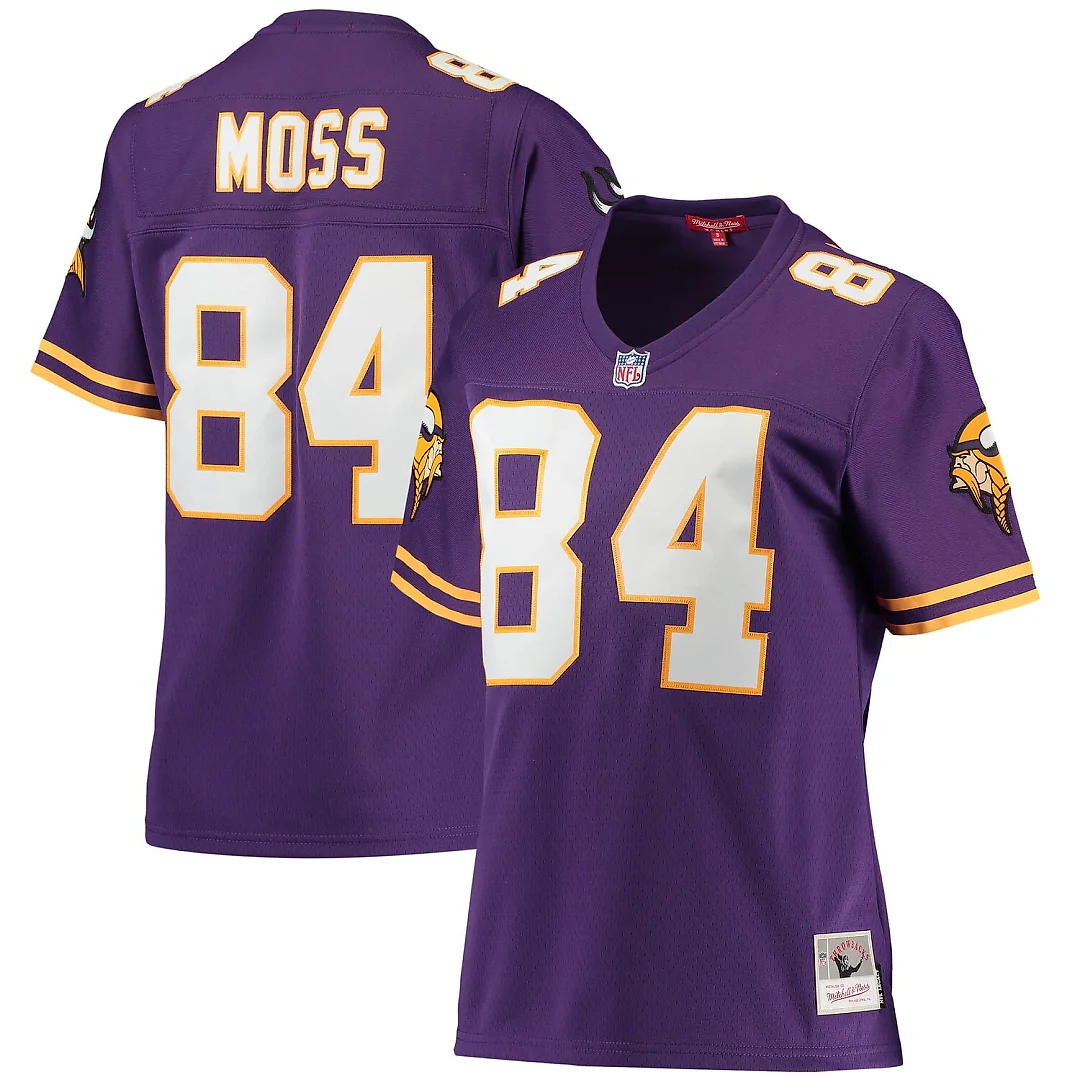 Zennovawear Randy Moss Minnesota Vikings Women's Legacy Replica Team Jersey - Purple