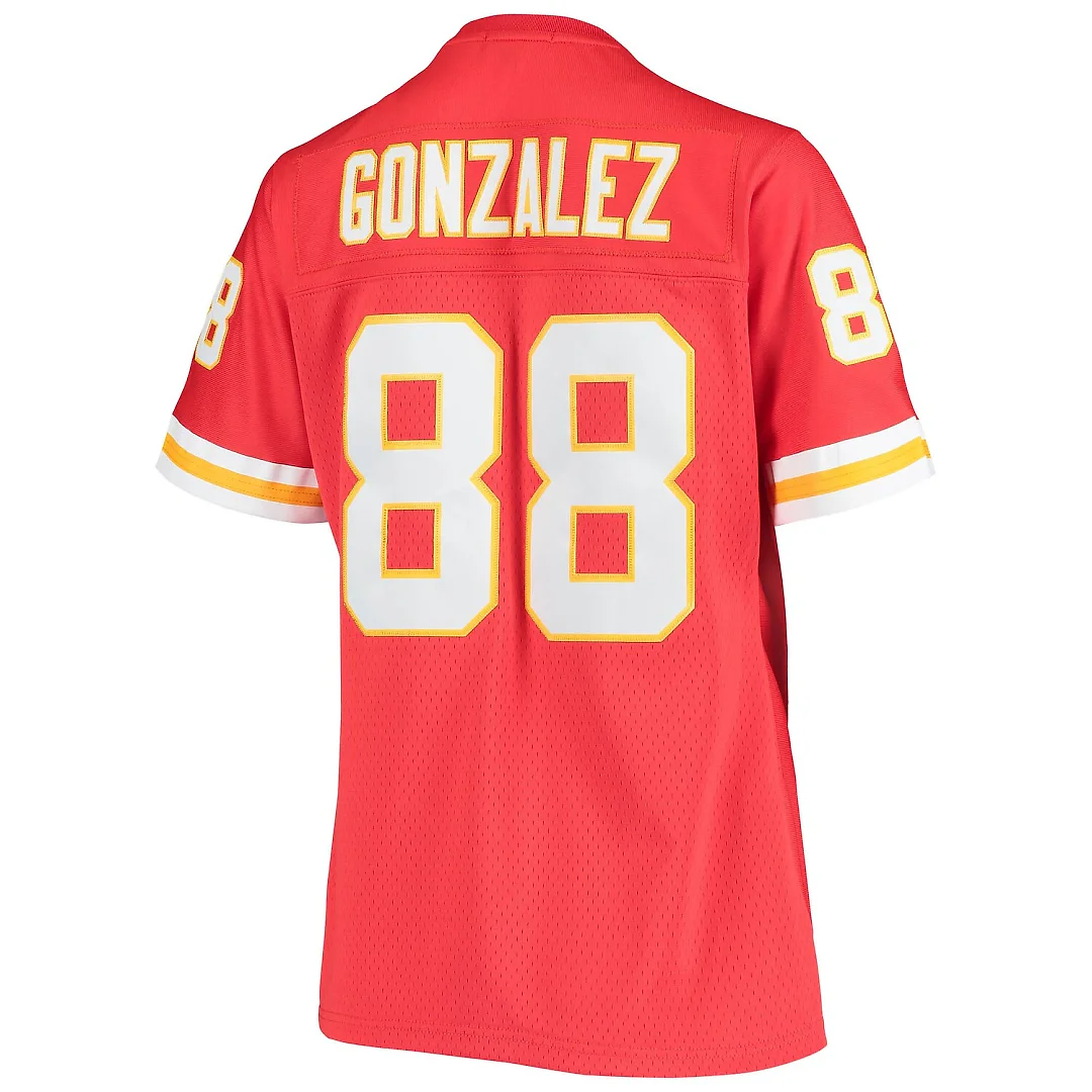 Zennovawear Tony Gonzalez Kansas City Chiefs Women's Legacy Replica Team Jersey - Red