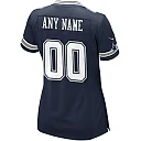 Zennovawear Women's Navy Dallas Cowboys Custom Game Jersey
