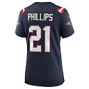 Zennovawear Women's New England Patriots Adrian Phillips Navy Game Jersey