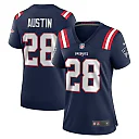 Zennovawear Women's New England Patriots Alex Austin Navy Game Jersey