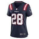 Zennovawear Women's New England Patriots Ameer Speed Navy Team Game Jersey