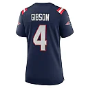 Zennovawear Women's New England Patriots Antonio Gibson Navy Game Jersey