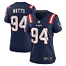 Zennovawear Women's New England Patriots Armon Watts Navy Game Jersey