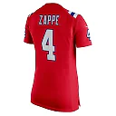 Zennovawear Women's New England Patriots Bailey Zappe Red Alternate Game Player Jersey