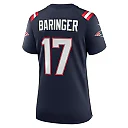 Zennovawear Women's New England Patriots Bryce Baringer Navy Team Game Jersey
