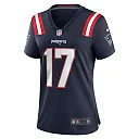 Zennovawear Women's New England Patriots Bryce Baringer Navy Team Game Jersey