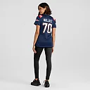Zennovawear Women's New England Patriots Caedan Wallace Navy Game Jersey