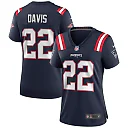 Zennovawear Women's New England Patriots Cody Davis Navy Game Jersey