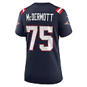 Zennovawear Women's New England Patriots Conor McDermott Navy Home Game Player Jersey
