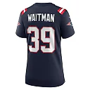 Zennovawear Women's New England Patriots Corliss Waitman Navy Team Game Jersey
