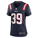 Zennovawear Women's New England Patriots Corliss Waitman Navy Team Game Jersey