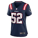 Zennovawear Women's New England Patriots Curtis Jacobs Navy Game Jersey