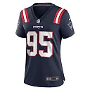 Zennovawear Women's New England Patriots Daniel Ekuale Navy Game Player Jersey