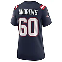 Zennovawear Women's New England Patriots David Andrews Navy Game Jersey