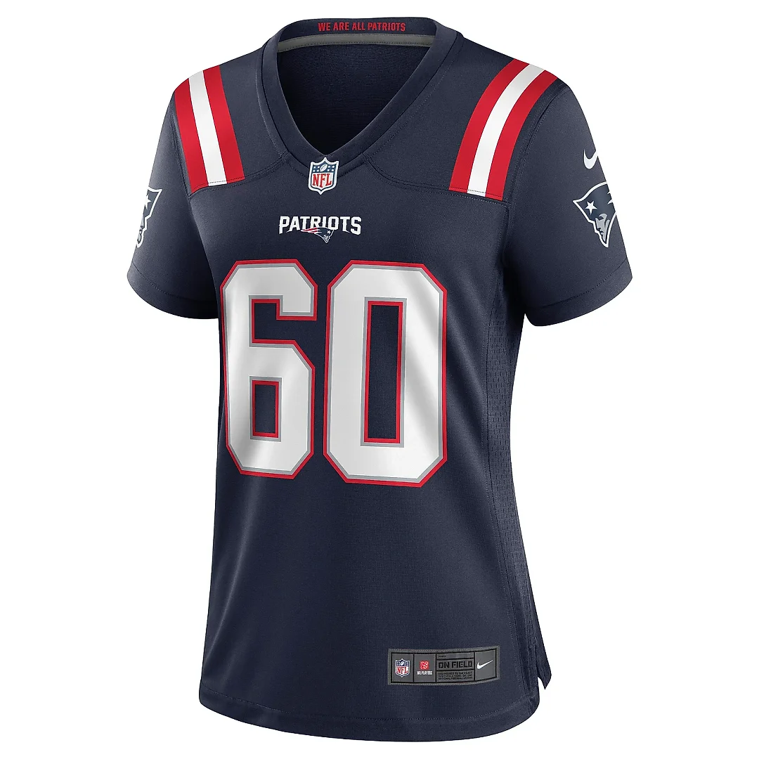 Zennovawear Women's New England Patriots David Andrews Navy Game Jersey