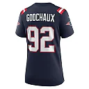 Zennovawear Women's New England Patriots Davon Godchaux Navy Game Jersey