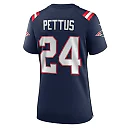 Zennovawear Women's New England Patriots Dell Pettus Navy Game Jersey