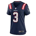 Zennovawear Women's New England Patriots Demario Douglas Navy Game Jersey