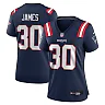Zennovawear Women's New England Patriots D.J. James Navy Team Game Jersey