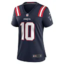 Zennovawear Women's New England Patriots Drake Maye Navy Player Game Jersey