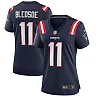 Zennovawear Women's New England Patriots Drew Bledsoe Navy Game Retired Player Jersey