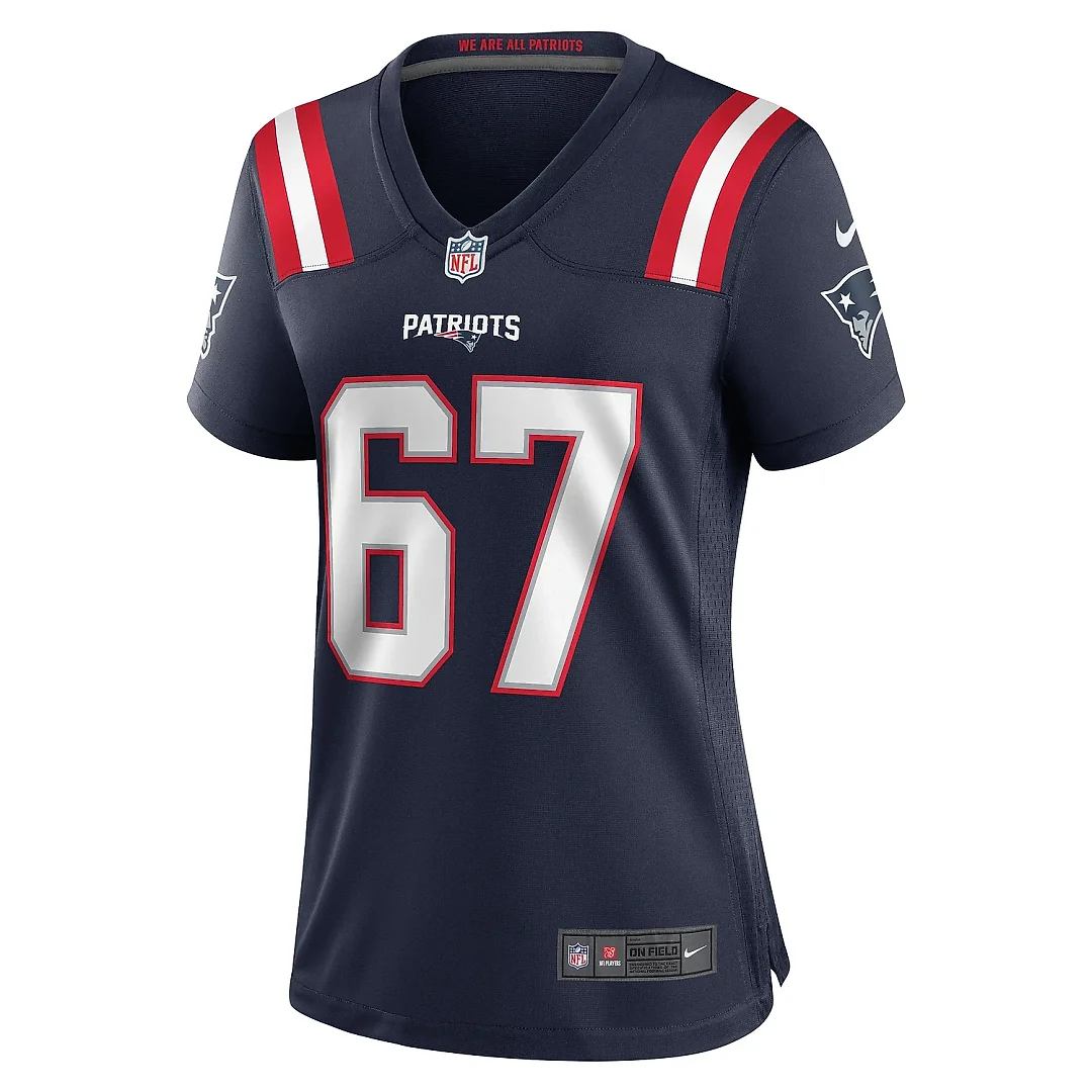 Zennovawear Women's New England Patriots Hayden Howerton Navy Home Game Player Jersey
