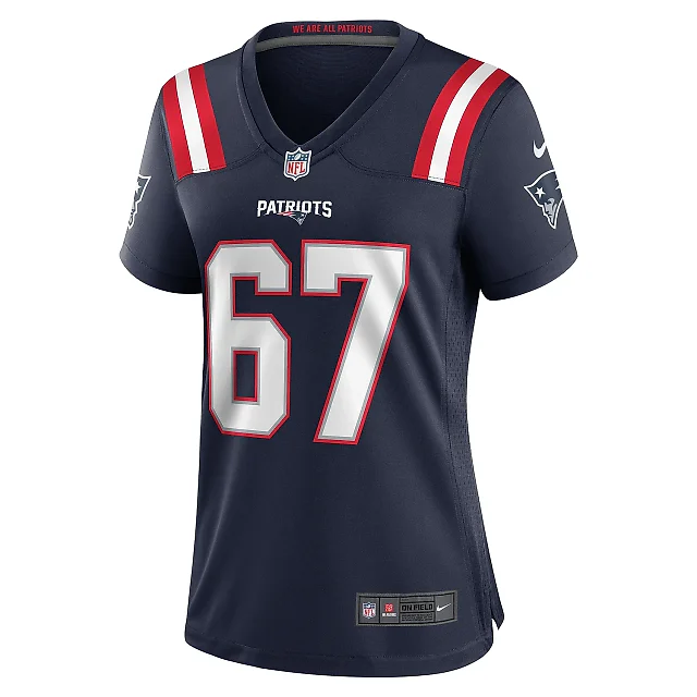 Zennovawear Women's New England Patriots Hayden Howerton Navy Home Game Player Jersey