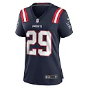 Zennovawear Women's New England Patriots Isaiah Bolden Navy Team Game Jersey