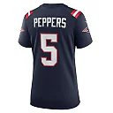 Zennovawear Women's New England Patriots Jabrill Peppers Navy Game Player Jersey