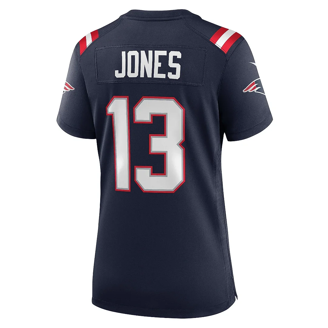 Zennovawear Women's New England Patriots Jack Jones Navy Game Player Jersey
