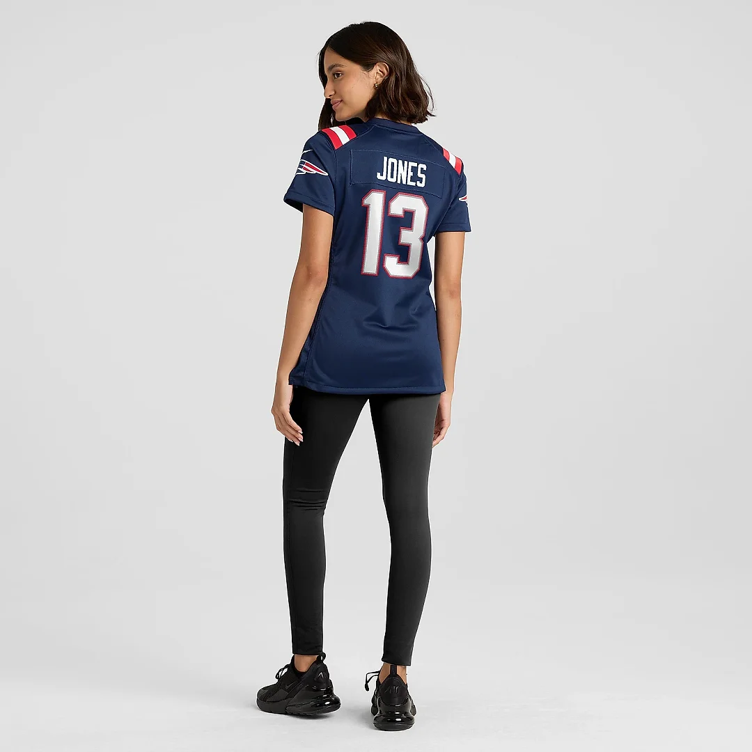 Zennovawear Women's New England Patriots Jack Jones Navy Game Player Jersey