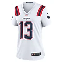 Zennovawear Women's New England Patriots Jack Jones White Game Player Jersey