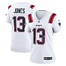 Zennovawear Women's New England Patriots Jack Jones White Game Player Jersey