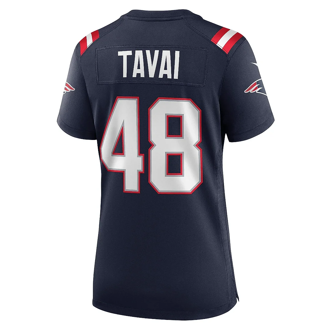 Zennovawear Women's New England Patriots Jahlani Tavai Navy Game Player Jersey