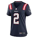 Zennovawear Women's New England Patriots Jalen Mills Navy Game Player Jersey