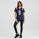 Zennovawear Women's New England Patriots Jalen Reagor Navy Team Game Jersey