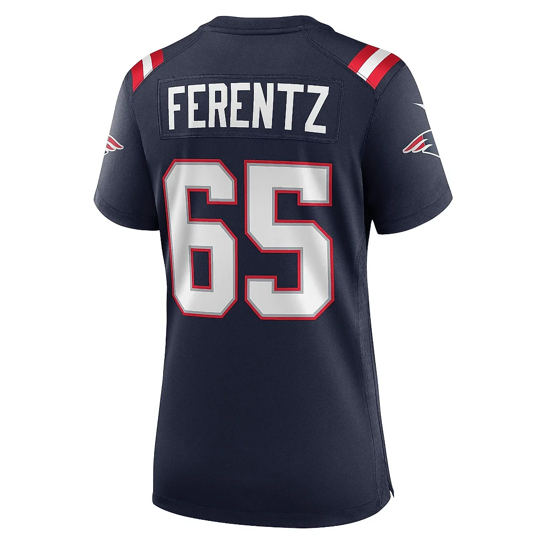 Zennovawear Women's New England Patriots James Ferentz Navy Game Jersey