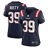 Zennovawear Women's New England Patriots Jamycal Hasty Navy Team Game Jersey
