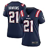 Zennovawear Women's New England Patriots Jaylinn Hawkins Navy Game Jersey