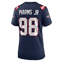Zennovawear Women's New England Patriots Jeremiah Pharms Jr. Navy Game Jersey