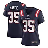 Zennovawear Women's New England Patriots Jim Nance Navy Retired Player Jersey