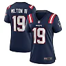 Zennovawear Women's New England Patriots Joe Milton III Navy Game Jersey