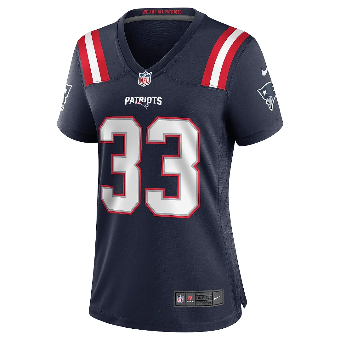 Zennovawear Women's New England Patriots Joejuan Williams Navy Game Jersey